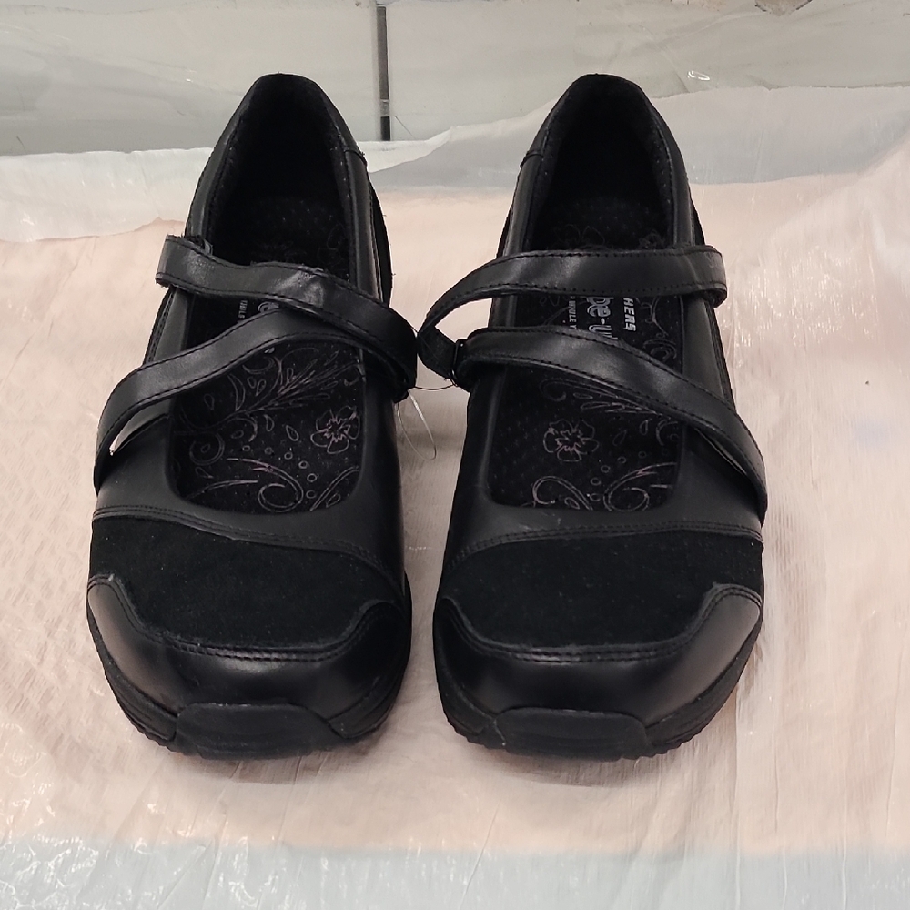 Skechers Shape Ups Hyperactive Black Mary Janes Size 7.5